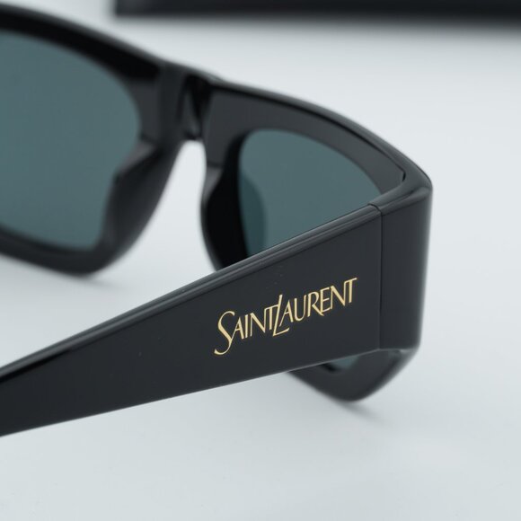 Saint Laurent SL740 005 Square Sunglasses - Black\\Grey main image 7
